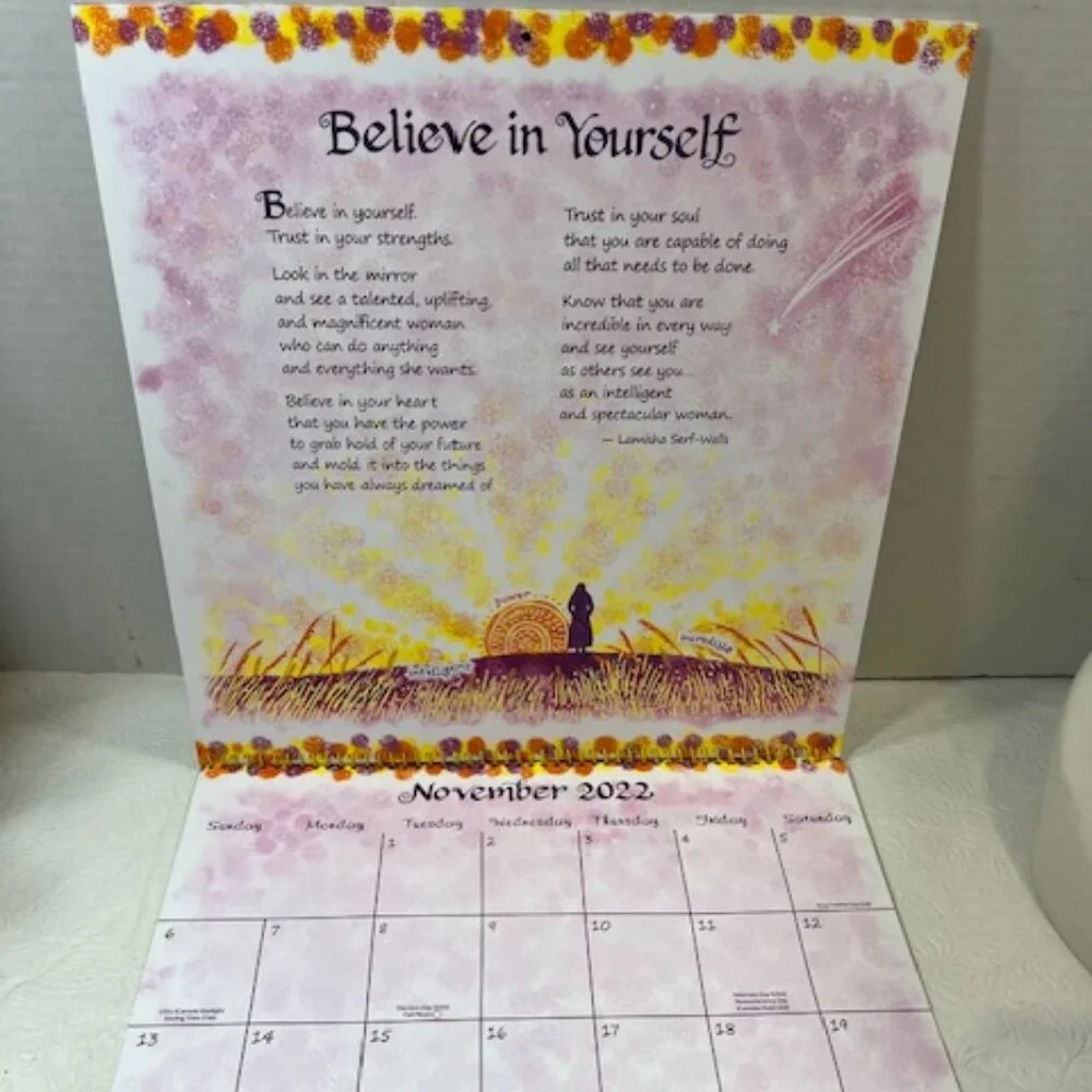 2022 Words Every Woman Should Remember 12-Month Inspirational Wall Calendar